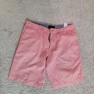 Banana Republic Men's Light Pink Flat Front Shorts